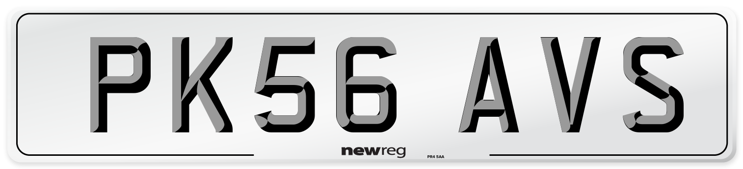 PK56 AVS Number Plate from New Reg